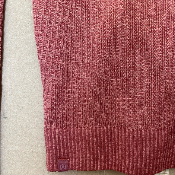 Lululemon Rest Less Pullover Mulled Wine / Pink Savannah Size 4 - Picture 7 of 7